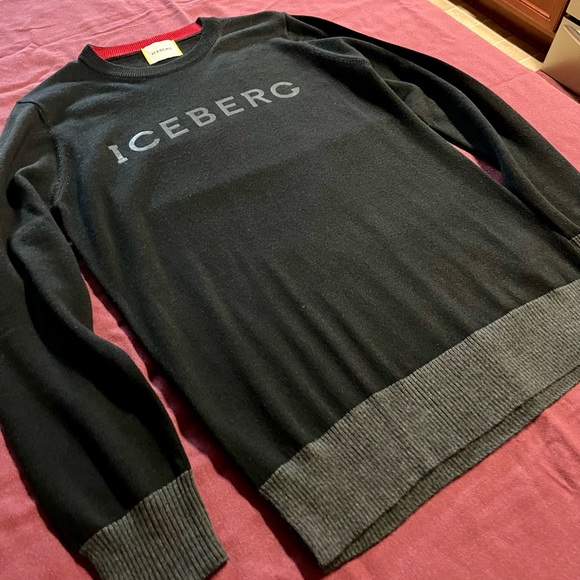 Iceberg Childrens Boys Sweater In Black 2